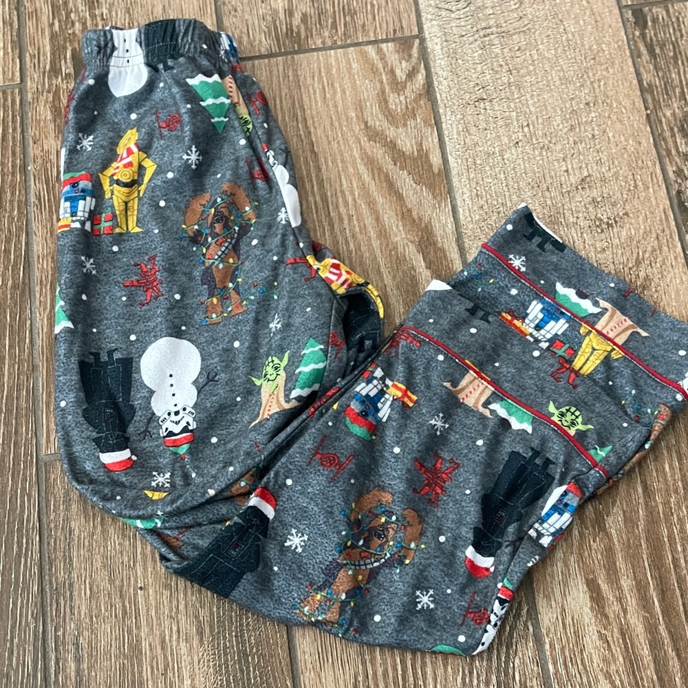 Disney Star Wars Kids Gray Pajama pants sz S